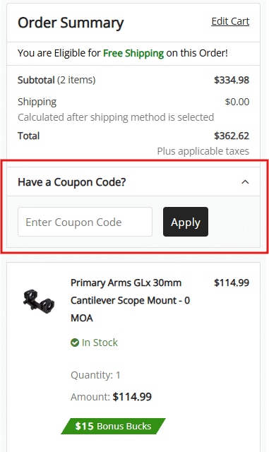 Place An Order