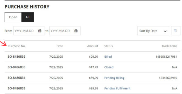 My Order Is In Order Help