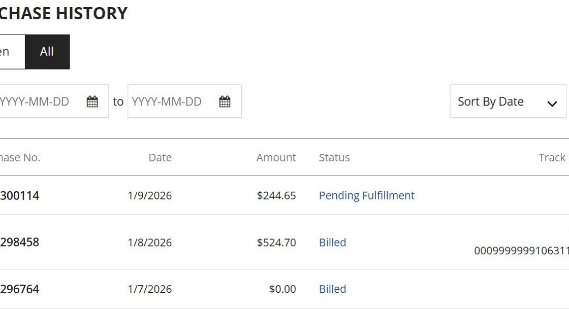 Order Support
