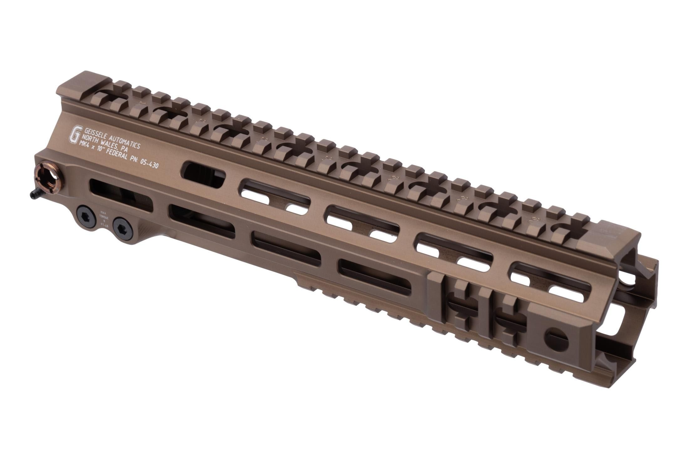 【実物】GEISSELE MK4 FEDERAL 10inch FBI HRT OD レイルハンドガード【超希少品】GREEN LE ガイズリー Eotech Trijicon トレポン M4 PTW Geissele ODG Federal Rail \"Big Green Kit\" with charging handle