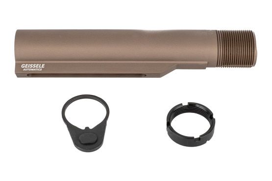 Geissele Automatics Premium Mil-Spec AR-15 Buffer Tube - Desert Dirt