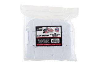 Square Gun Cleaning Patches For .22 .223 5.56MM .30 .357 .38 9MM – Airlaid Paper, Professional Grade