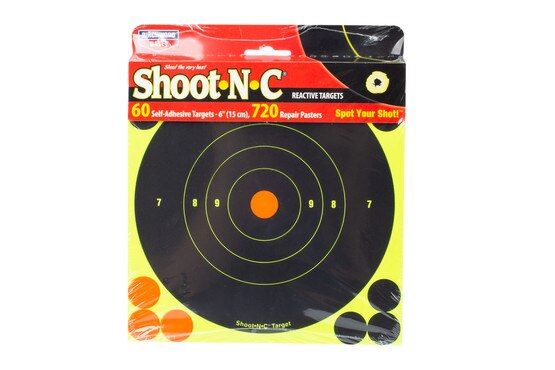 Birchwood Casey Shoot-N-C 8-Inch Crosshair Bullseye Targets 50 ct - In