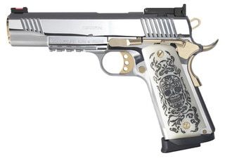 EAA Corp MC1911S Liberador 38 Super Single Action Semi-Auto Pistol - 5" - Stainless Steel