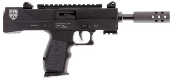 Mpa57 Masterpiece Arms Defender 5.7X28mm Semi-Auto Pistol - Black - 5.0
