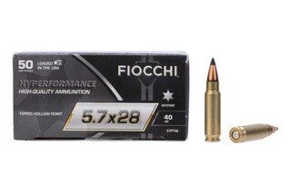 Fiocchi Hyperperformance Defense 40 gr Tipped Hollow Point 5.7x28 Ammunition - 50 Rounds