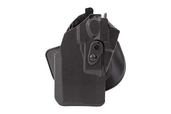 Safariland 7384 7TS ALS OMV Tactical Drop Leg Holster for Glock 19/23 with  TLR-1 or Similar Light MOLLE Right Hand SafariSeven Black [FC-781602135191]  - Cheaper Than Dirt