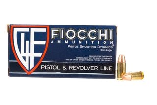 Fiocchi Shooting Dynamics 9mm Luger Ammo 147 Grain FMJ