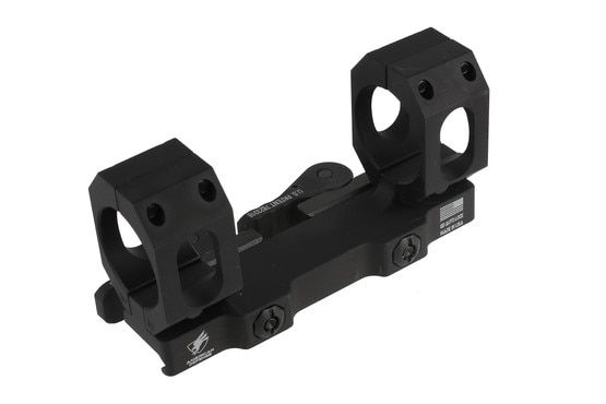 American Defense Recon Straight Low Quick Detach 30mm Scope Mount - Black
