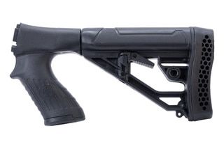 Adaptive Tactical Adjustable Stock with Pistol Grip for Remington 870 12ga - Black