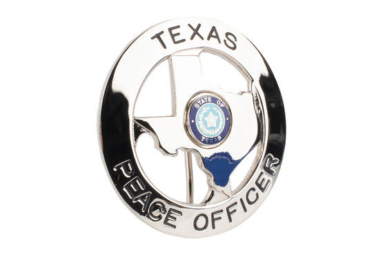Texas-Side Officers Show Off New TXK150 Commemorative Badges