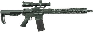 Black Rain Ordnance Spec15 5.56 16" - AR-15 Rifle - 1x 30rd Mag - w/ Alpen Scope - Grey