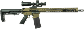 Black Rain Ordnance Spec15 5.56 16" - AR-15 Rifle - 1x 30rd Mag - w/ Alpen Scope - FDE