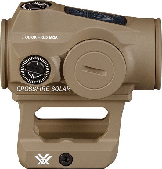 Vortex Crossfire II Solar Red Dot Sight with 1/3 Co-Witness Mount - 2 ...