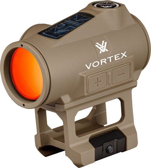 Vortex Crossfire II Solar Red Dot Sight with 1/3 Co-Witness Mount - 2 ...