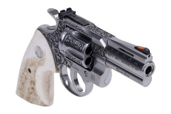 Colt Python Tyler Gun Works Premier .357 Magnum Revolver - Engraved ...