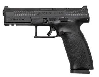 CZ USA CZ P-10 Full Size Handgun 9mm - 4.5" - Black Polycoat - Optics Ready