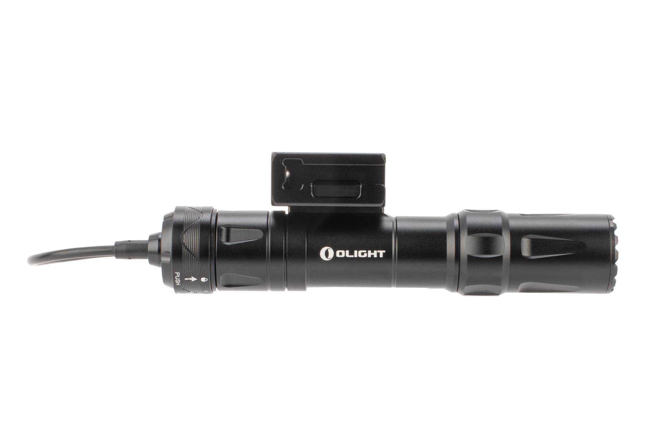 Olight Odin 2000 Lumen Rechargeable Quick Release Rail Mount Flashlight -  Black