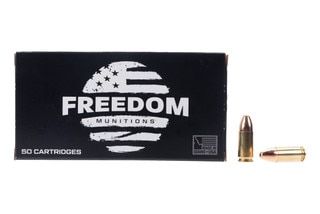 Freedom Munitions Range 124 gr RN 9mm Ammunition - 50 Rounds