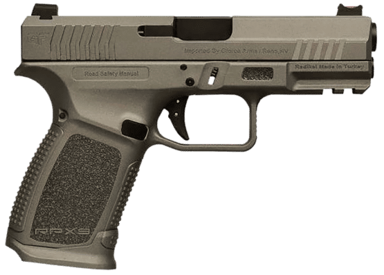 GForce Arms Exodus Optic Ready 9mm Pistol - 4.02" - Grey - 1x 15rd Mag