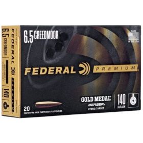 Federal 6.5 Creedmoor 140 Gr Berger HybridTarget - Box Of 20