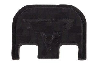 Black Aluminum Rear Slide Cover Plate For Glock Pistols - Fits All Generations 3 thumbnail image
