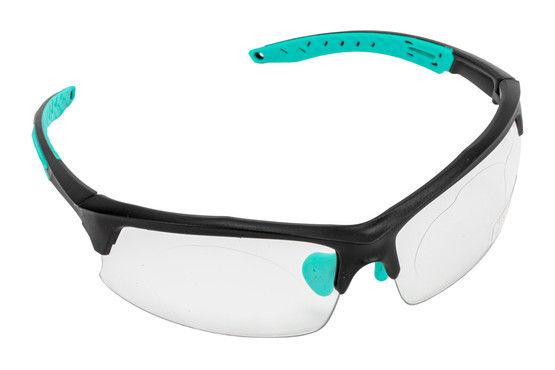Walker's Teal Shooting Glasses - Clear Lenses