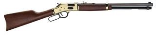 Henry Repeating Arms Big Boy Brass Lever Action Rifle 45 Colt - 20" - Blued Barrel - American Walnut Stock