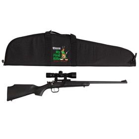 Keystone Sporting Arms Crickett 22 LR Single Shot Rifle With Scope - 16.25" - Black