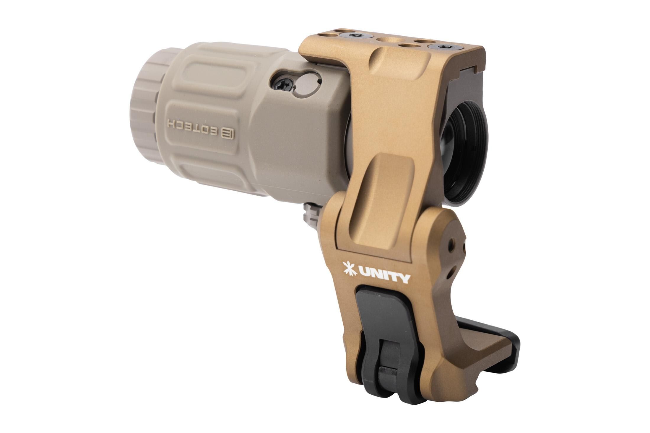 EOTECH Tan G33 3X Magnifer & FDE Unity Tactical OMNI Mount