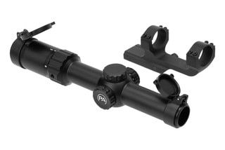 Primary Arms Classic Series 1-6x24 SFP Rifle Scope - Illuminated Duplex Reticle bundle with Deluxe AR15 Scope Mount