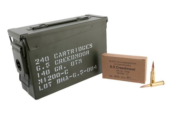 Black Hills 140 gr Open Tip Match 6.5 Creedmoor Ammunition - 240 Rounds