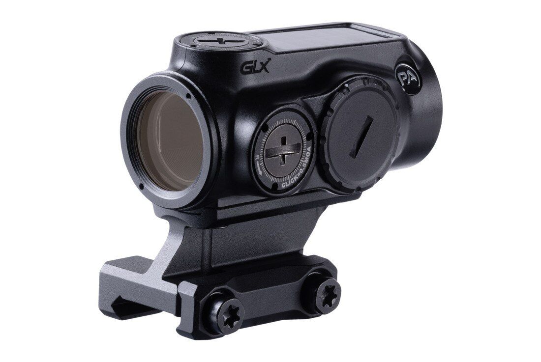 Primary Arms 21mm red dot optic with ACSS-CQB red dot reticle, black.