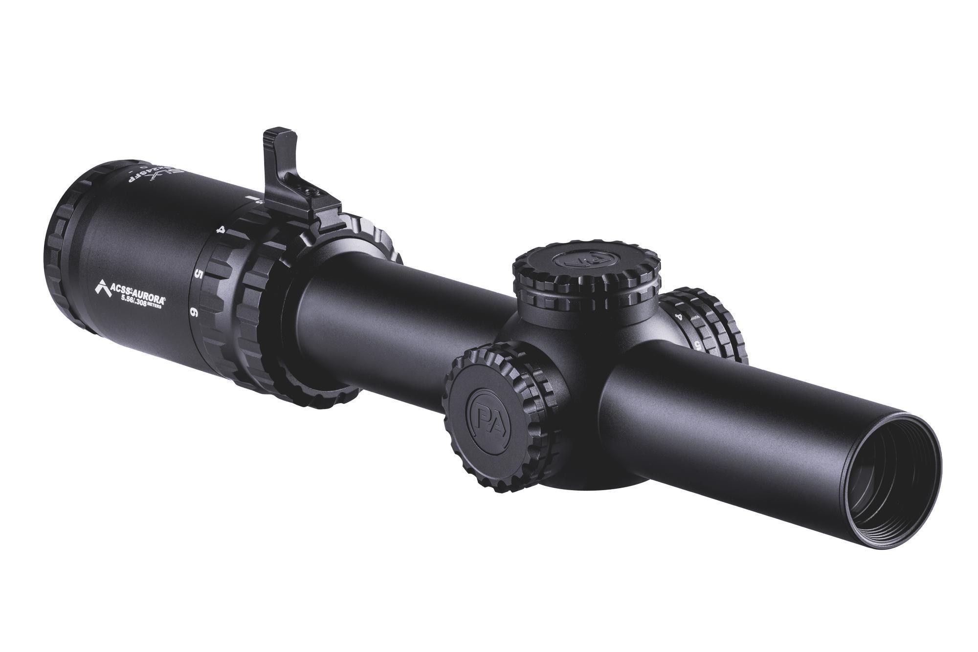 Primary Arms SLx 1-6x24 SFP Rifle Scope Gen IV - Illuminated ACSS Aurora 5.56/.308 Meter Reticle
