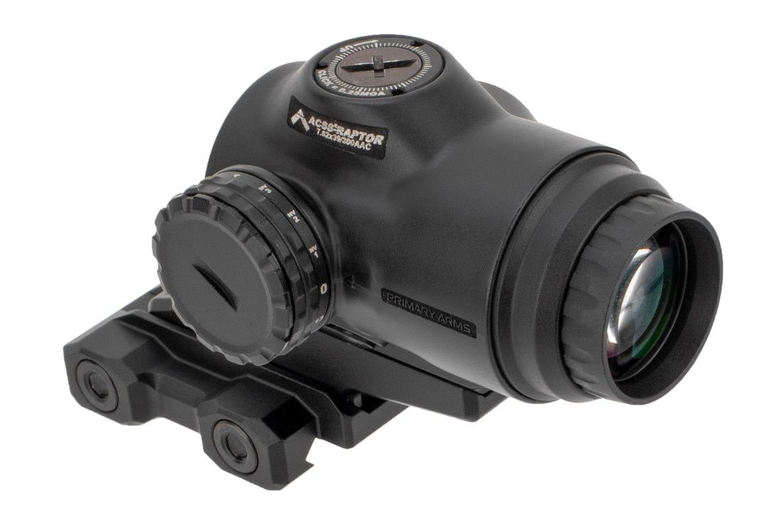 Primary Arms micro prism 3x sight acss raptor yards in black