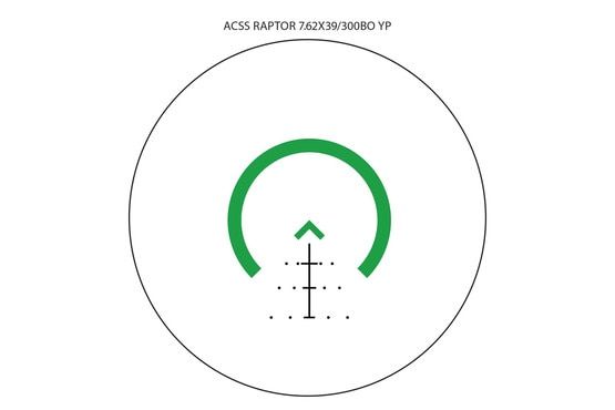 Acss Raptor Primary Arms SLx 3X MicroPrism™ Scope - Green Illuminated ACSS Raptor ...