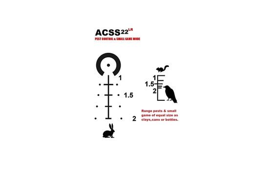 Primary Arms Classic Series 6x32mm Rifle Scope - ACSS Reticle - 22 LR