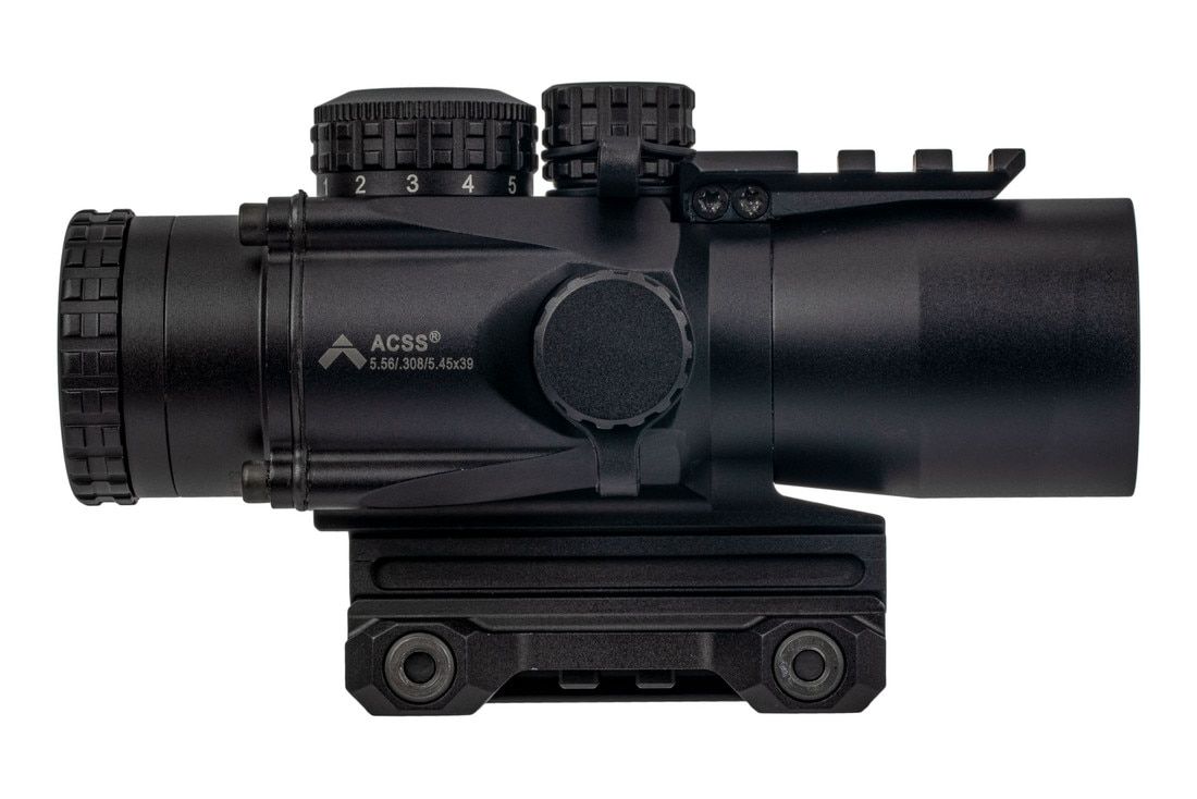 Primary Arms 3x32mm Gen III SLx prism scope with integrated picatinny rail.
