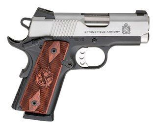 Springfield Armory 1911-A1 EMP Compact LW Handgun 9mm - 3" - Satin Stainless