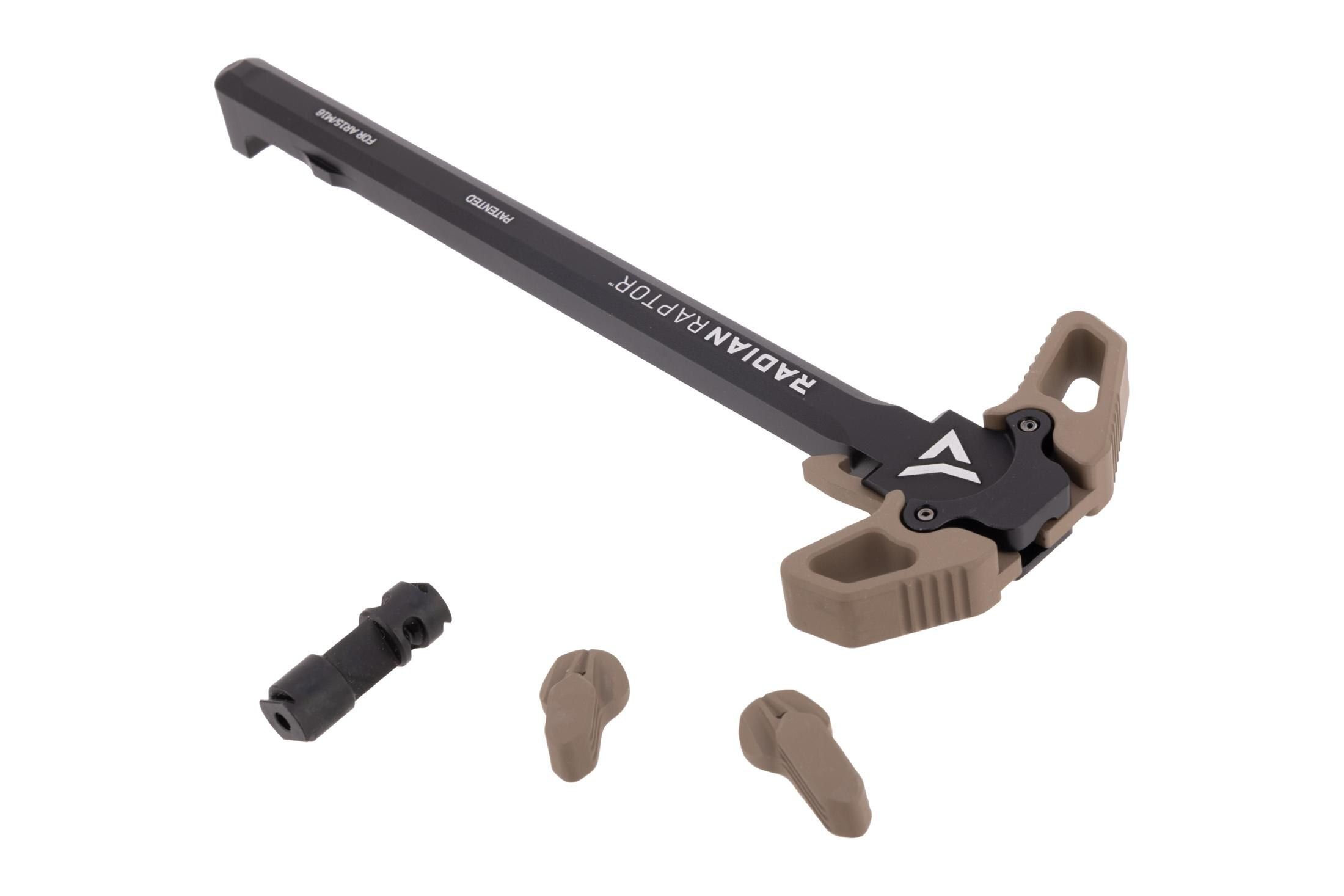 Radian Raptor AR-15 Ambidextrous Charging Handle with Talon Safety - FDE