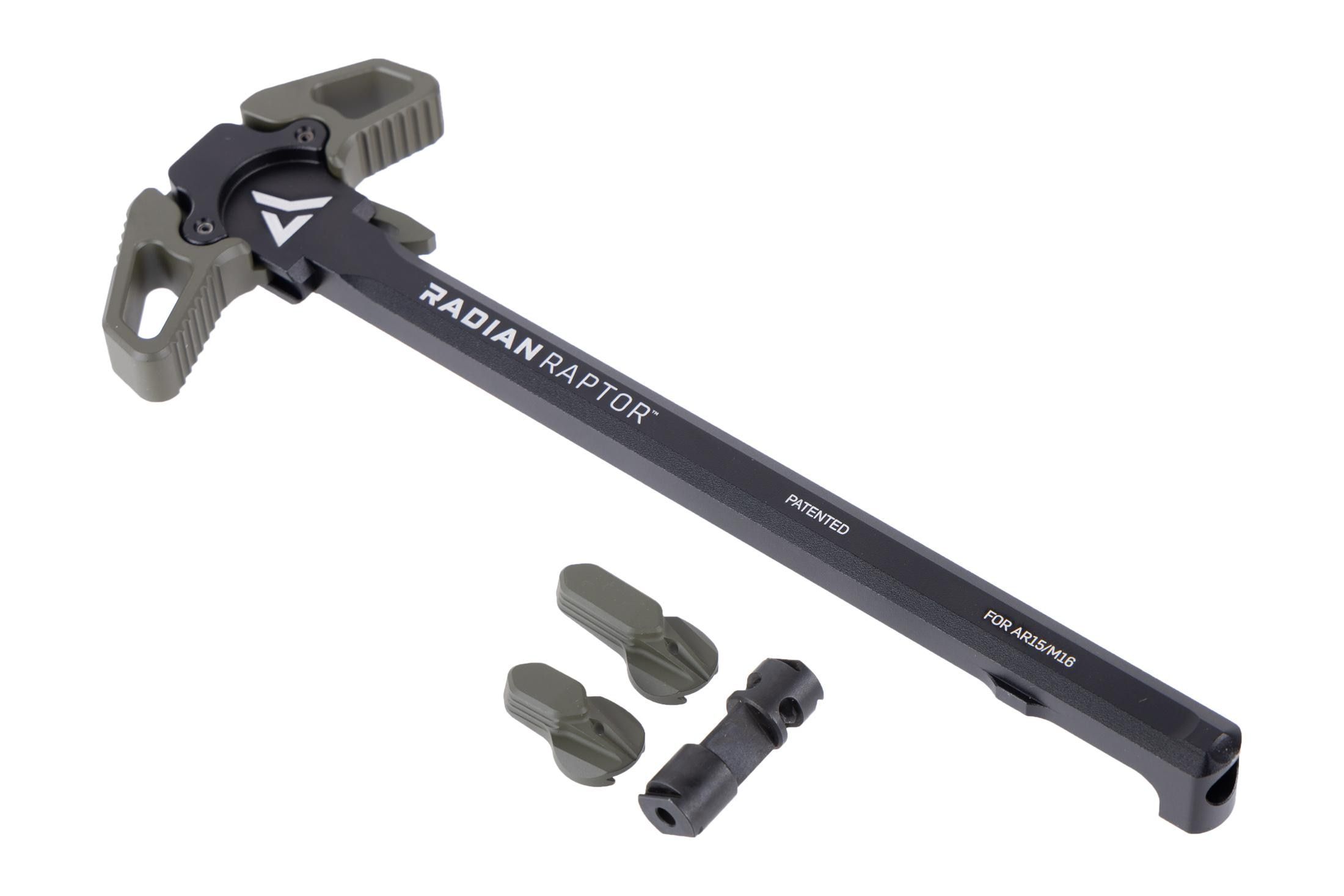 Radian Raptor AR-15 Ambidextrous Charging Handle with Talon Safety - OD ...