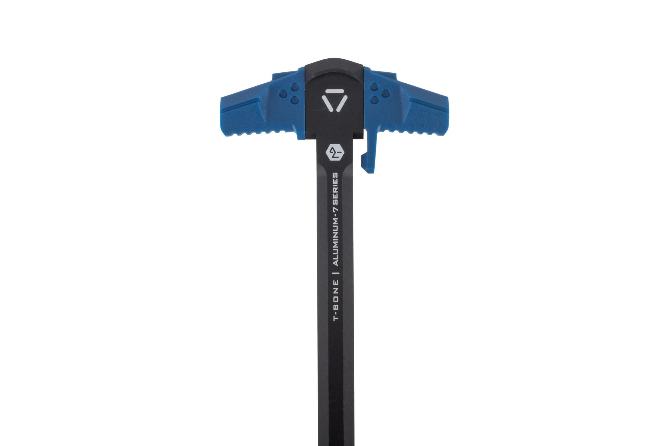 Strike Industries T-Bone Black&frasl;Blue - Charging Handle