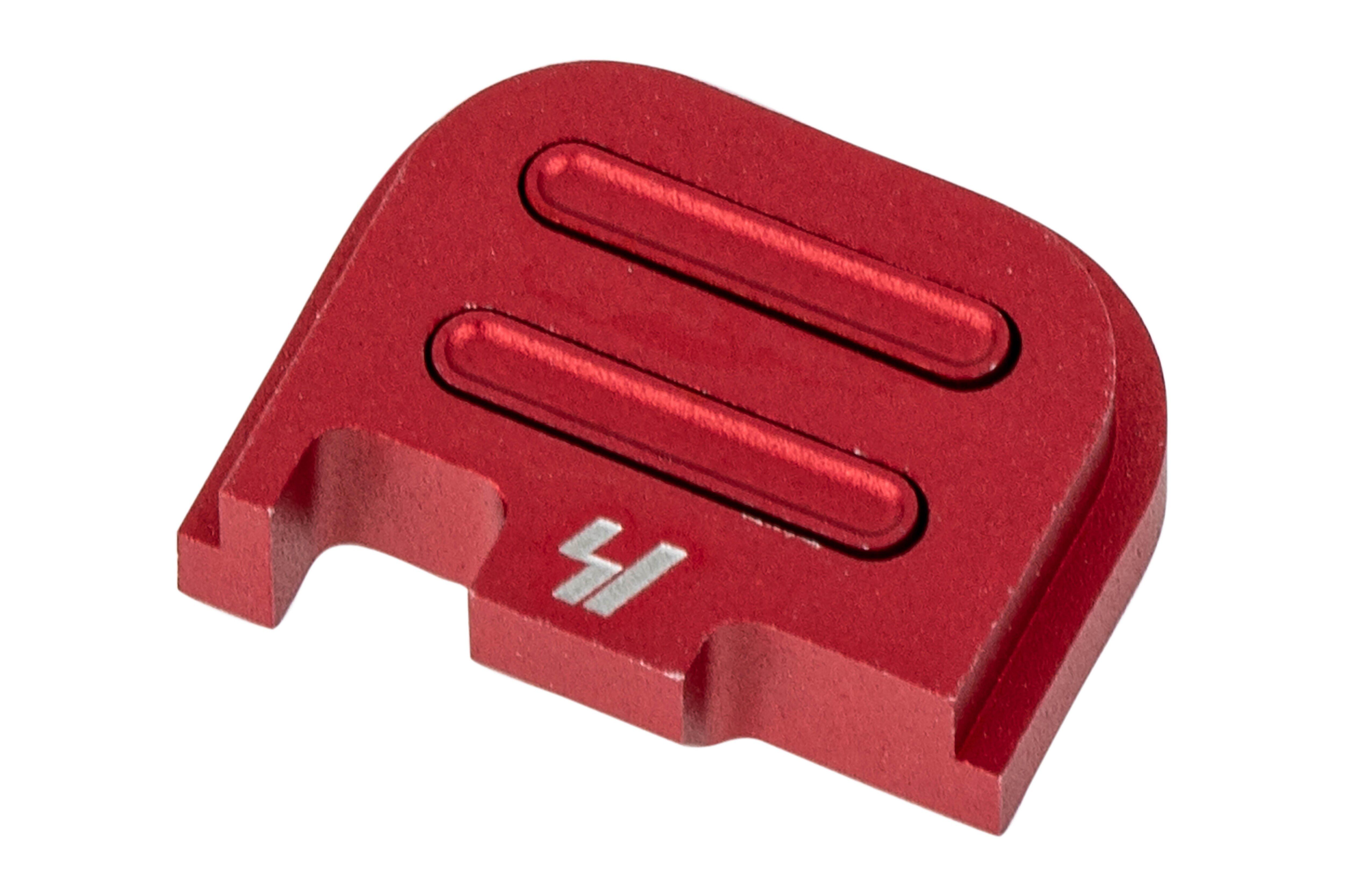 thumbnail image 2 of Strike Industries QD Push Button Slide Cover Plate V1 For Glock 43 - Red 2 of 5