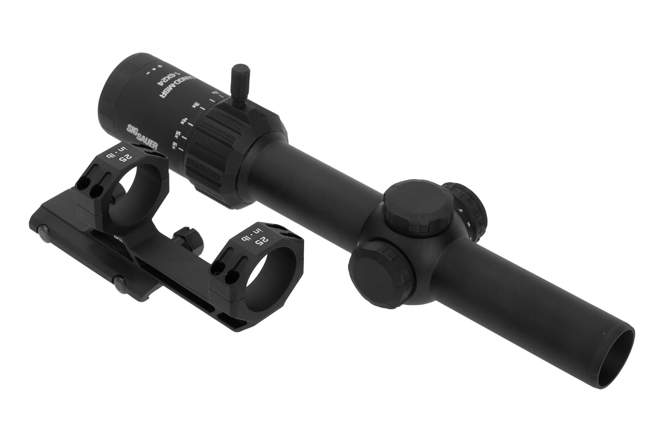 SIG Sauer TANGO6 MSR FFP 1-6x24mm Rifle Scope - Illuminated MSR BDC6 Reticle