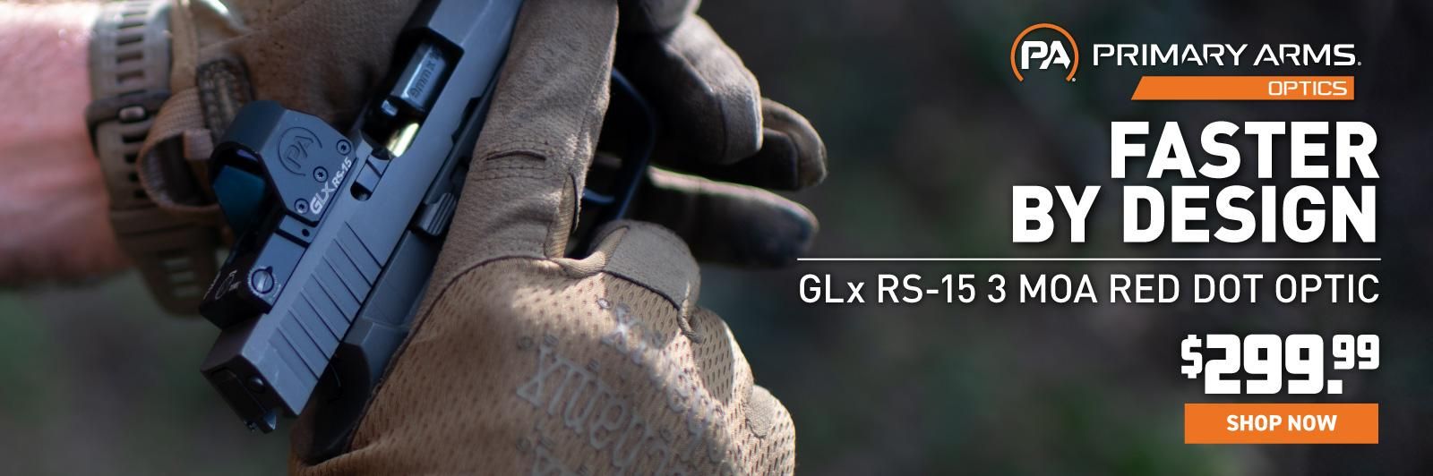 Pre-Order GLx RS-15 3 MOA Mini Reflex Sight