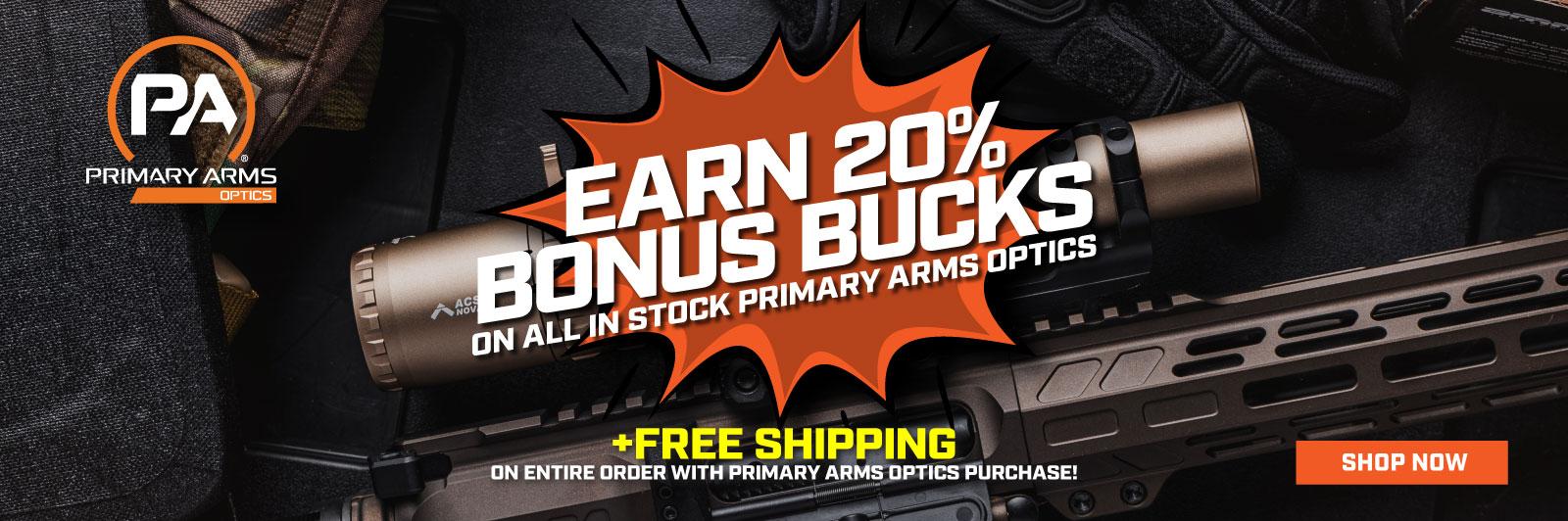 Bonus Bucks PAO Sale